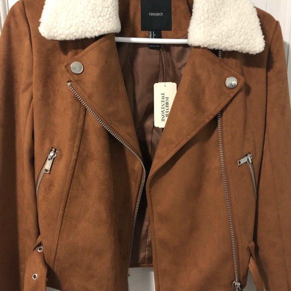 Forever 21 NWT Faux Suede Jacket - Picture 3 of 5